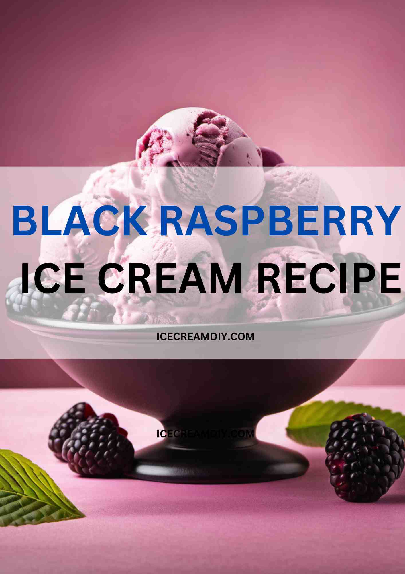 Black Raspberry Ice Cream Recipe