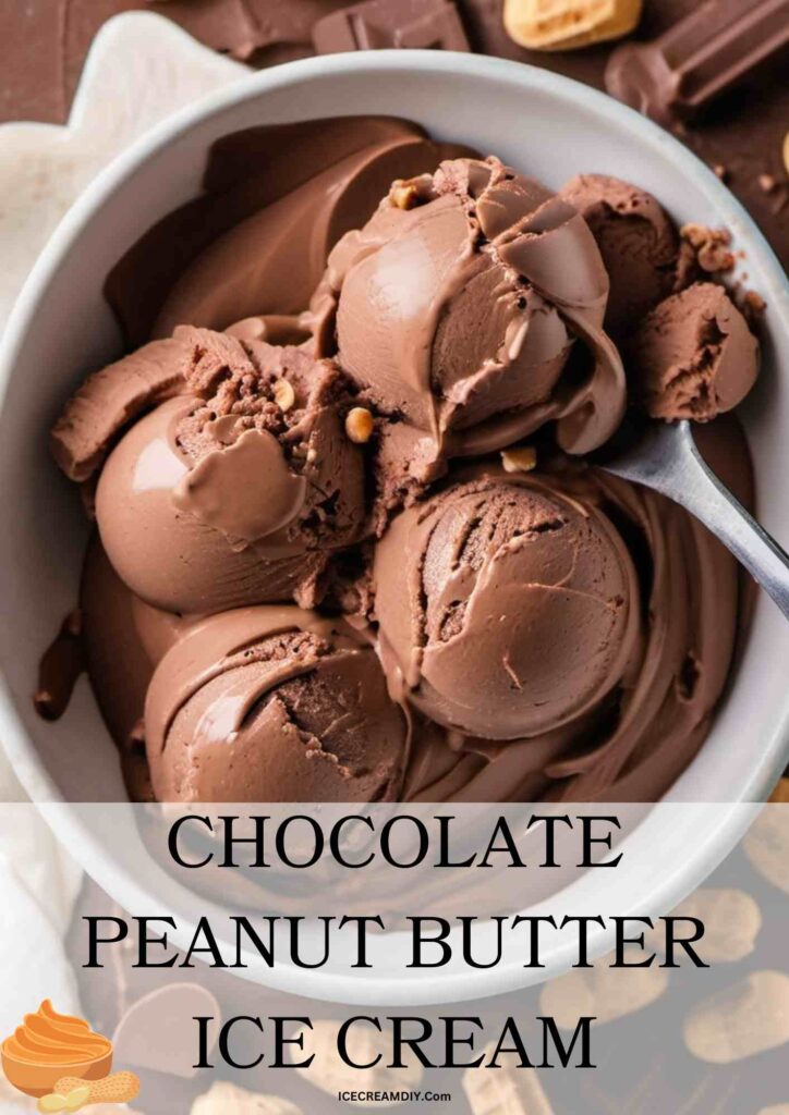 Chocolate Peanut Butter Ice Cream Recipe