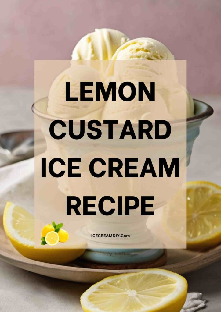 Lemon Custard Ice Cream Recipe