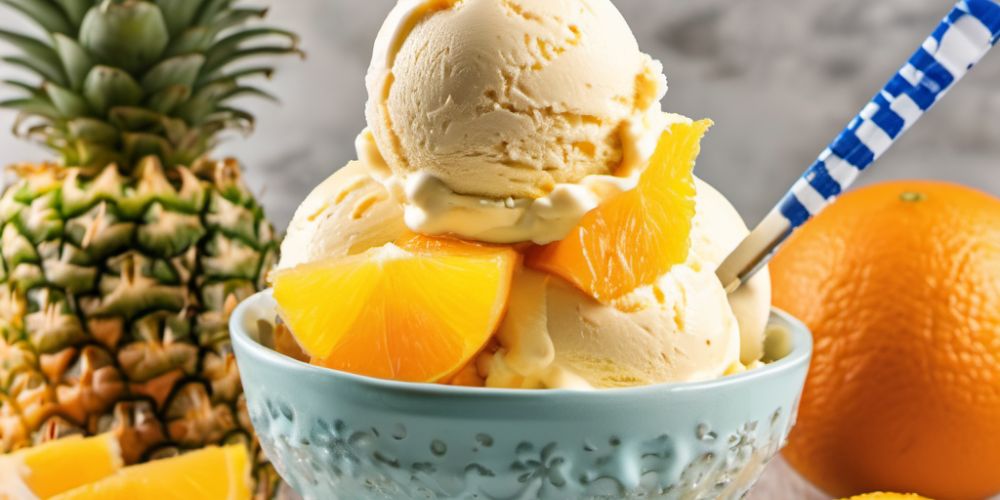 Orange Pineapple Ice Cream Recipe