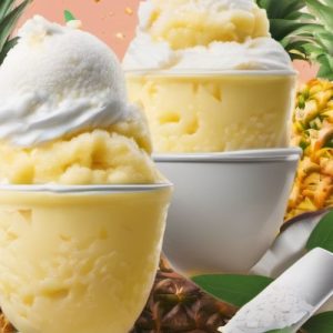 Pineapple Coconut Ice Cream Recipe