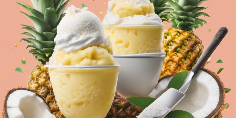 Pineapple Coconut Ice Cream Recipe