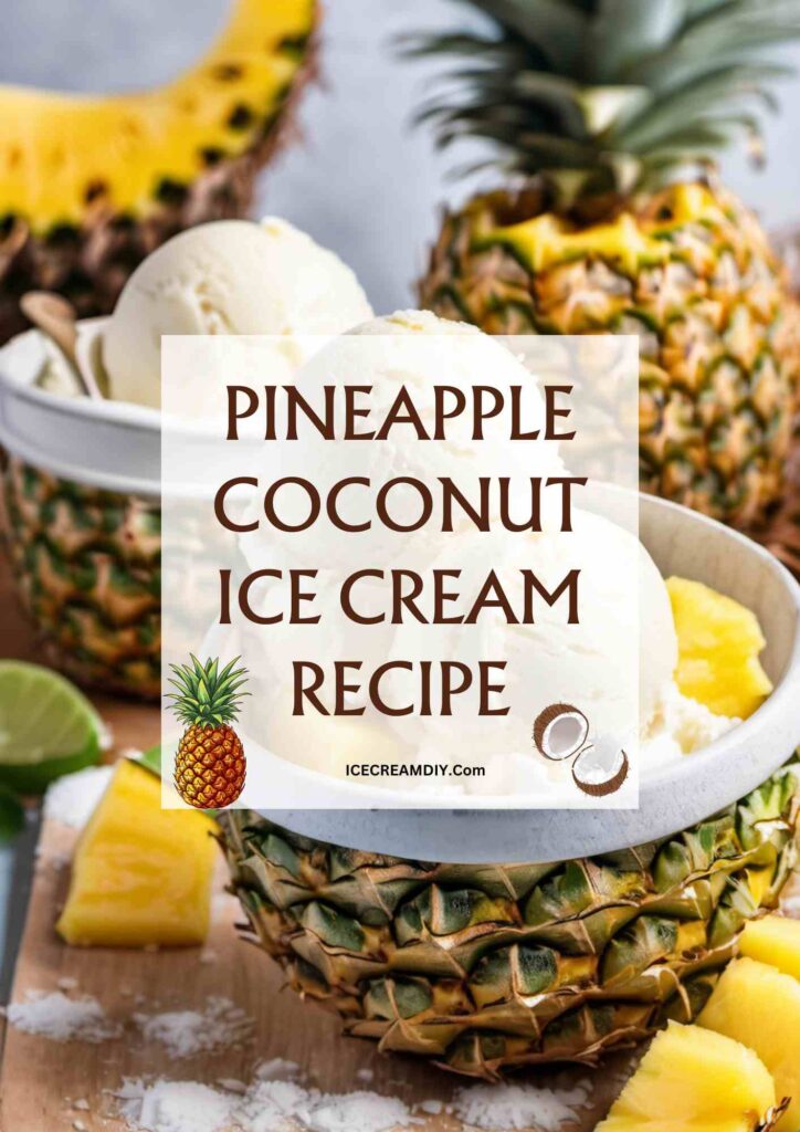 Pineapple Coconut Ice Cream Recipe