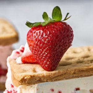 Strawberry Cheesecake Ice Cream Bar Recipe.