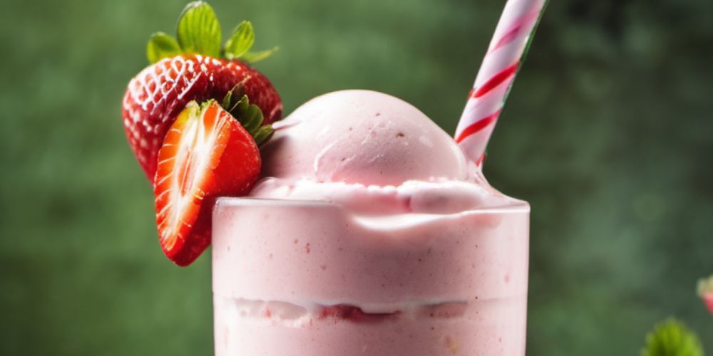 Strawberry Milkshake Recipe With Ice Cream