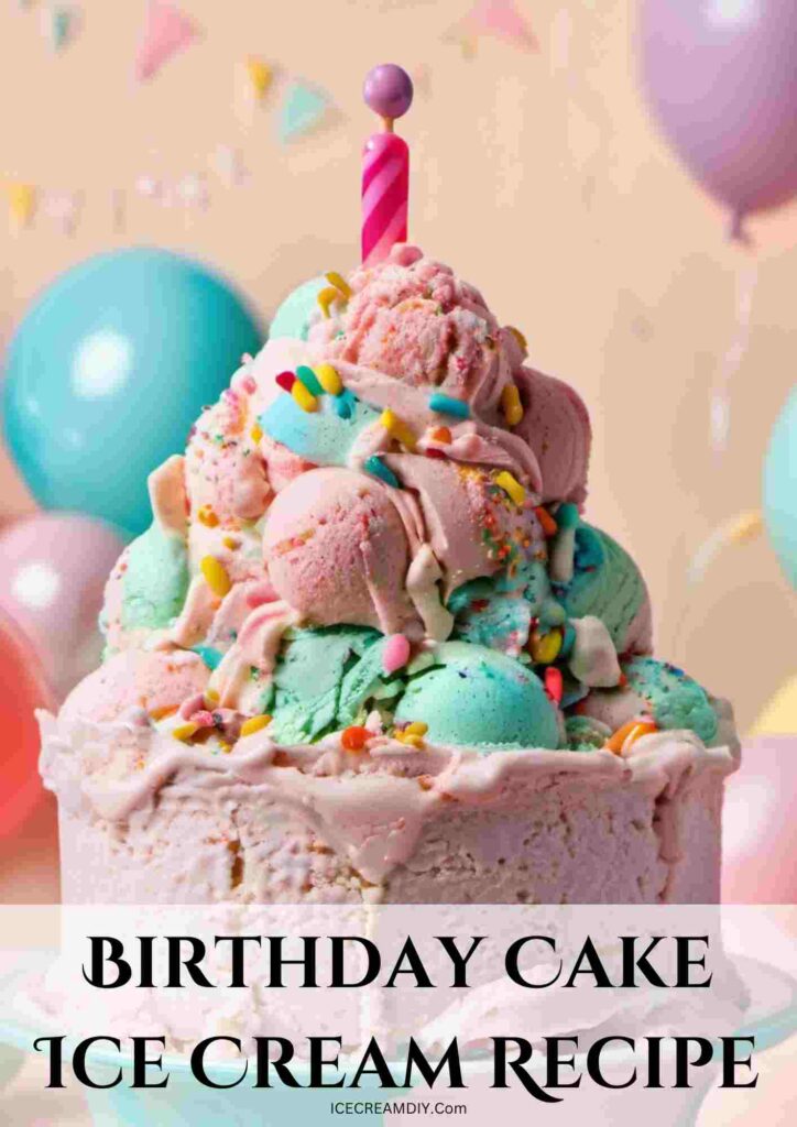 Birthday Cake Ice Cream Recipe