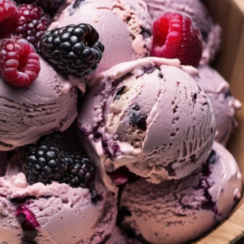 Black Raspberry Chocolate Chunk Ice Cream Recipe