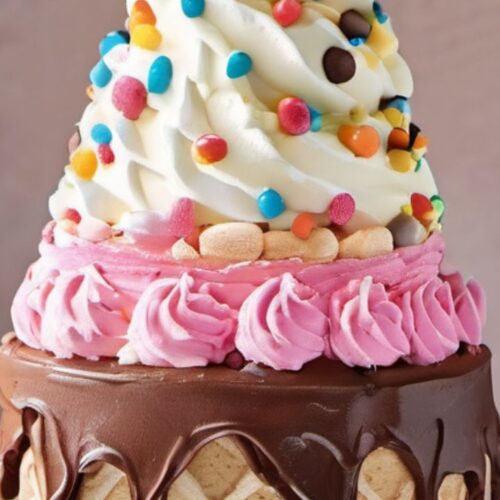 Ice Cream Cone Cake