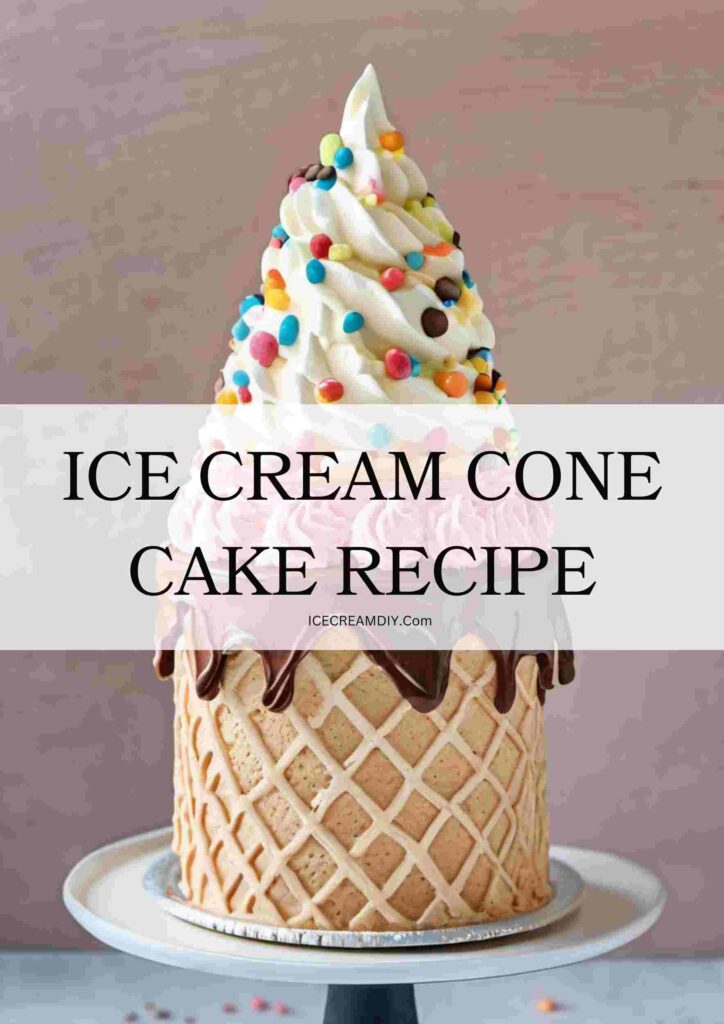 Ice Cream Cone Cake Recipe