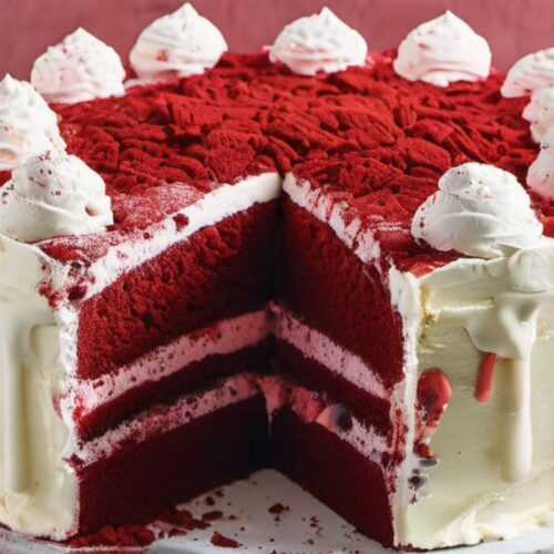 Red Velvet Ice Cream Cake Recipe