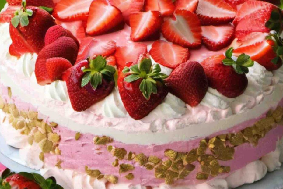 Strawberry Ice Cream Cake Recipe